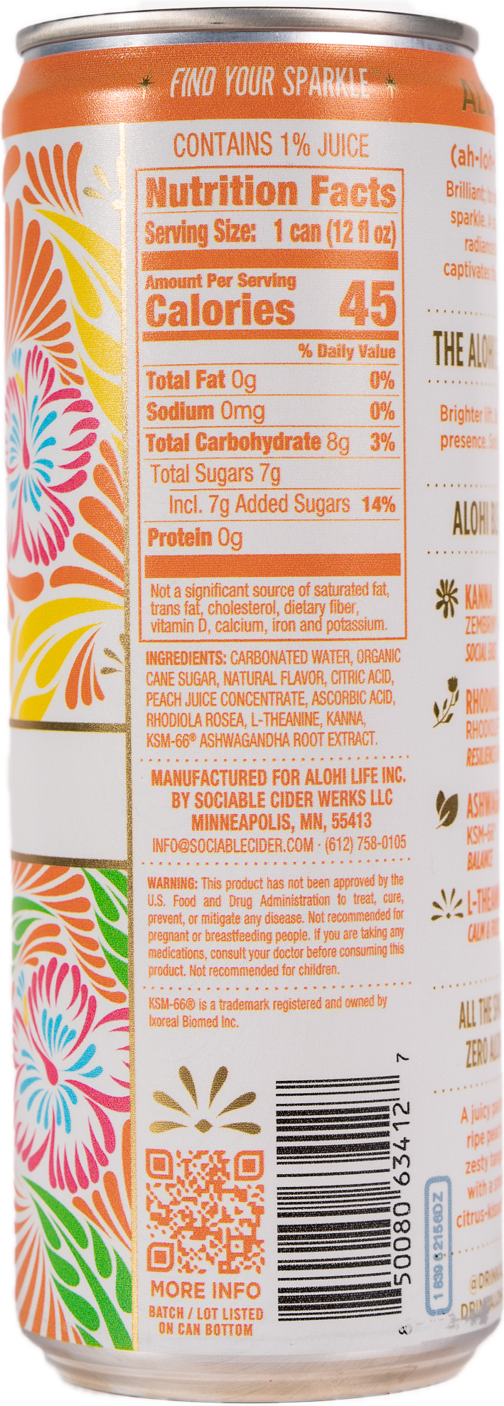 Peach Tangerine Social Beverage